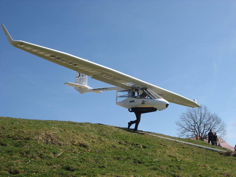 كل ما تحتاجه للإقلاع بهذه الطائرة الصغيرة دفعة قوية بقدميك